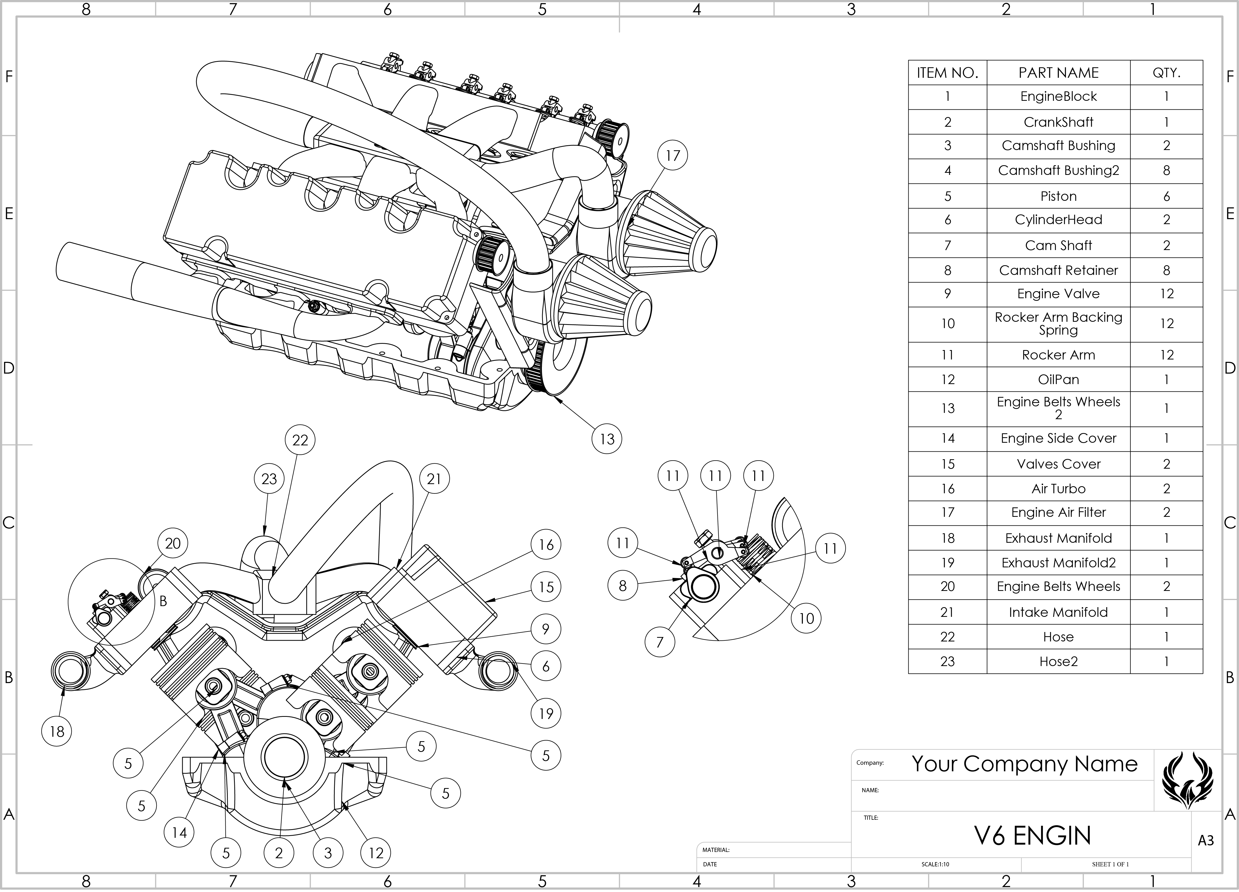 V6涡轮发动机